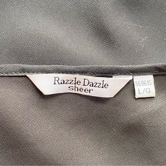 Vintage Black One-Shoulder Ruffled Camisole - Picture 8 of 12